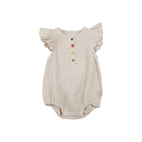 Colored Buttons Bodysuit - That's So Darling