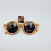 Colorblock Statement Round-Framed Sunglasses
