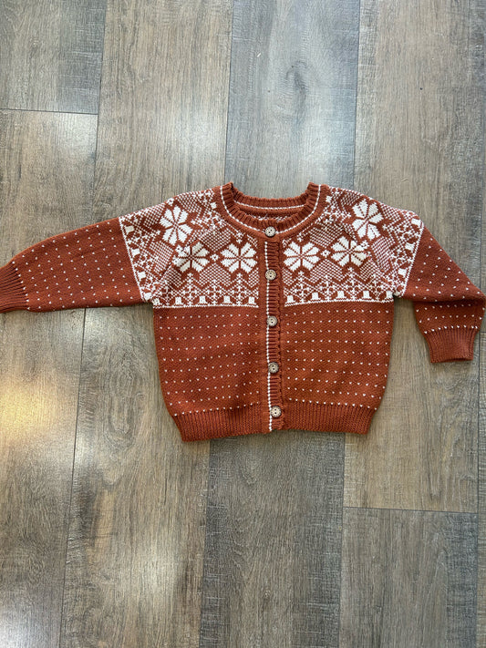 Rust Holiday Sweater
