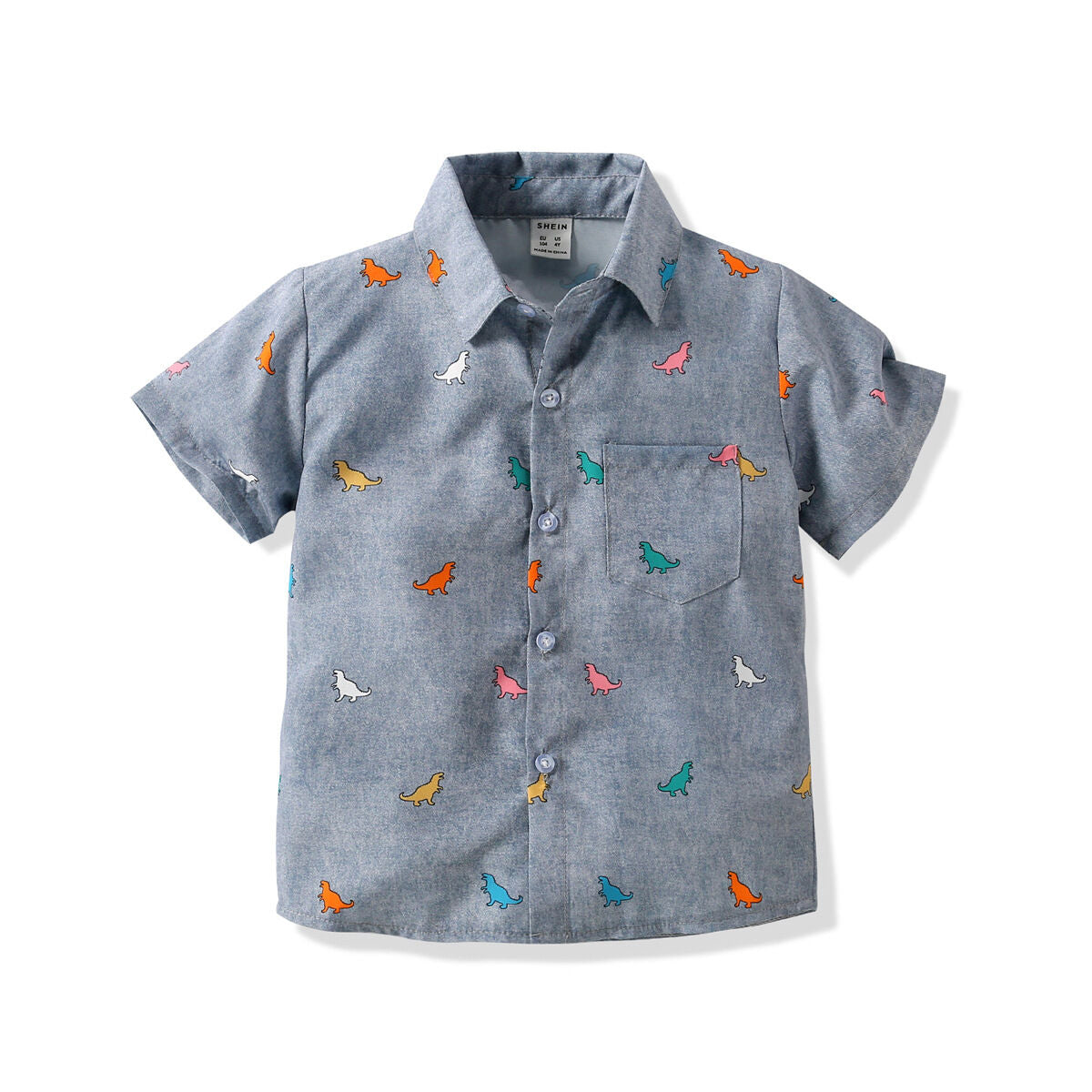 Dinosaur Button Down Shirt - That's So Darling