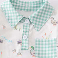 Duck Print Polo - That's So Darling