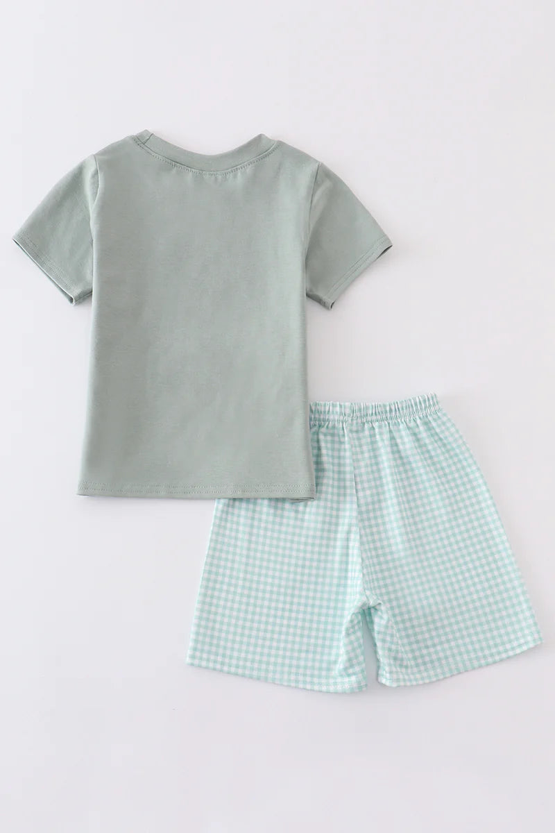 Plaid Pocket Short Set - That's So Darling