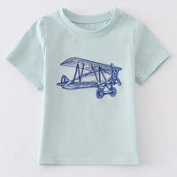 Embroidered Plane Shirt - That's So Darling