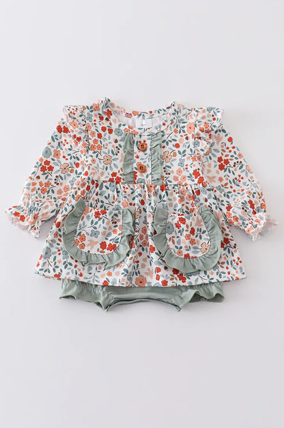 Floral Ruffle Bubble