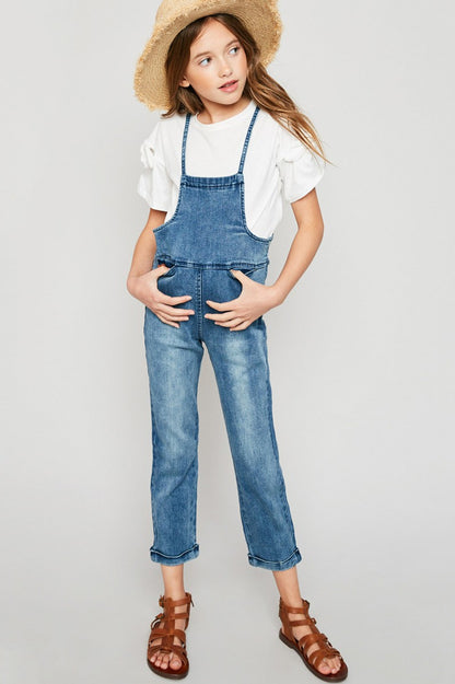 Bermuda Denim Overalls - That's So Darling