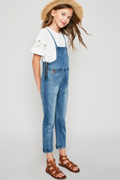 Bermuda Denim Overalls - That's So Darling