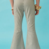 Stretch Pinstripe Flared Pants - That's So Darling