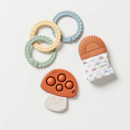 Mushroom Teether Gift Set - That's So Darling