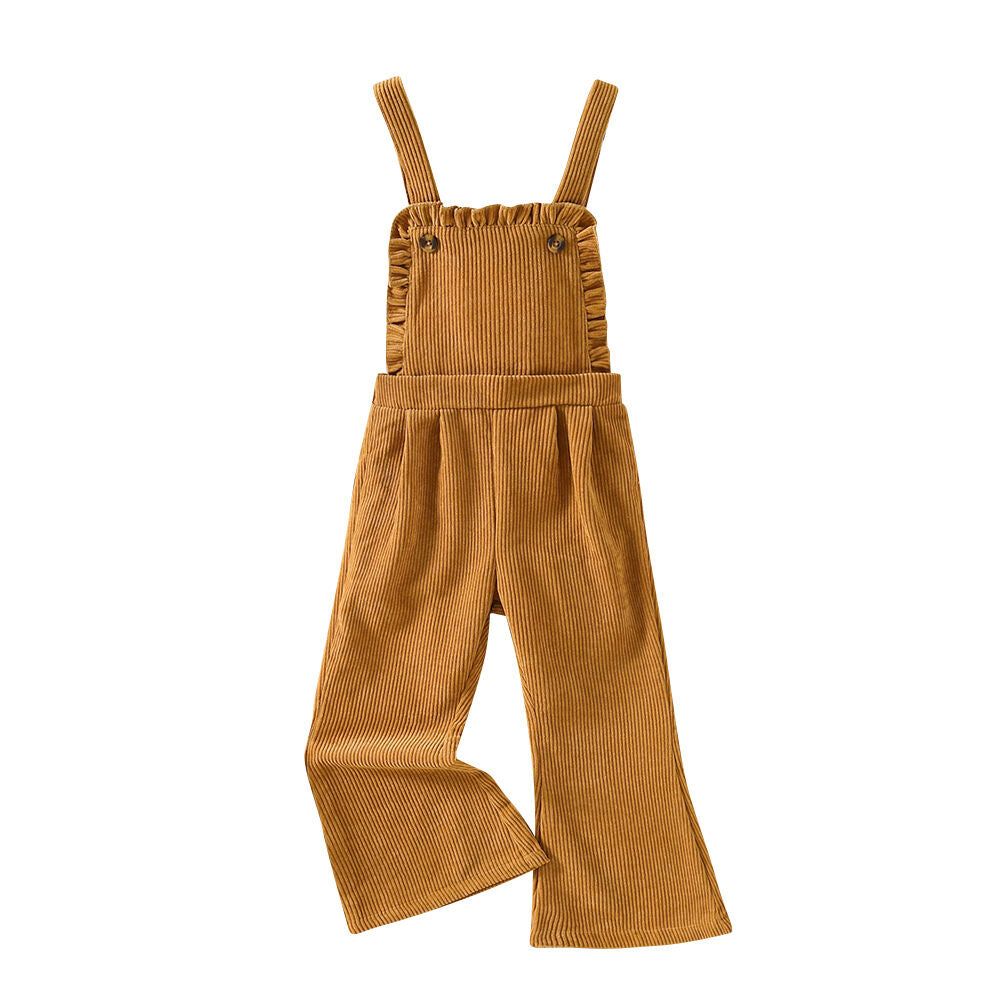 Corduroy Suspender Jumpsuit - That's So Darling