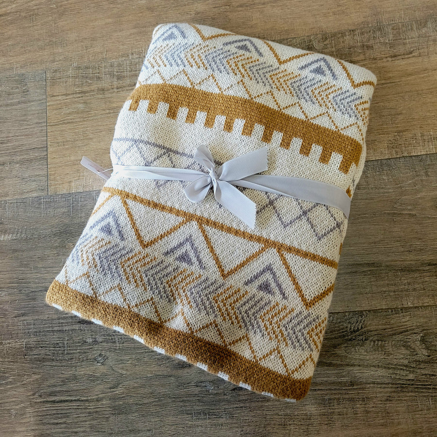 Bohemia Tassel Knit Blanket - That's So Darling