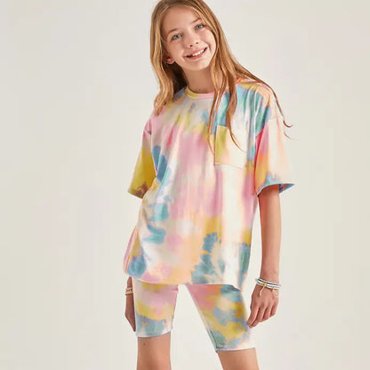 Tie Dye Loose Fit Top and Leggings Set - That's So Darling