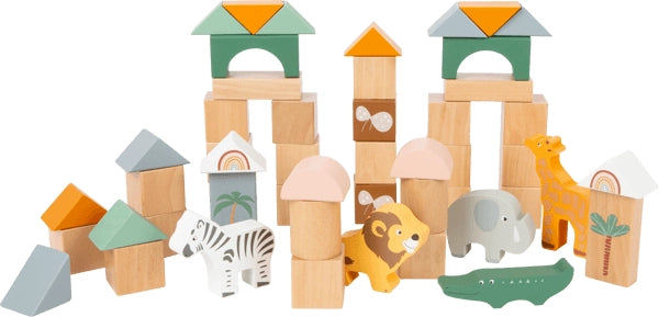 Safari Theme 50pcs Building Blocks Playset - That's So Darling