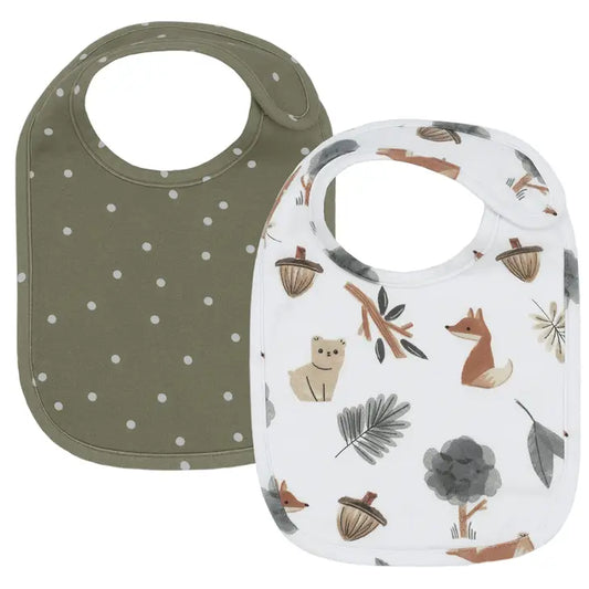 Living Textiles Forest Bib Set