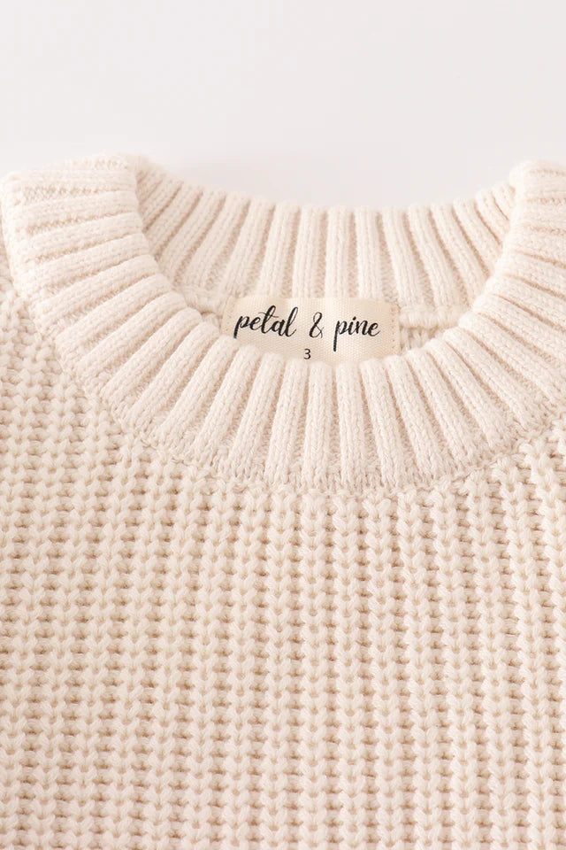 Hand Embroidered Pumpkin Pullover Sweater