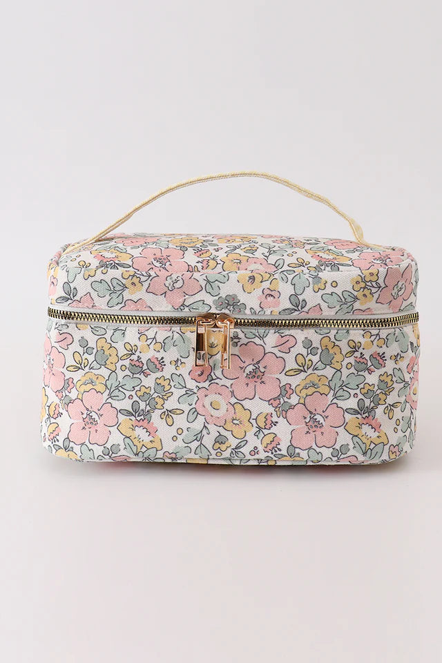 Floral Makeup Bag