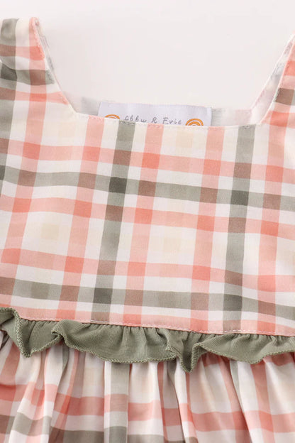 Watercolor Plaid Top