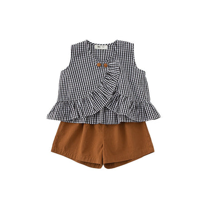 Ruffle Shirt & Shorts Set - That's So Darling