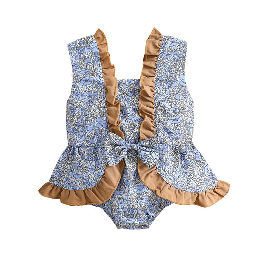Sleeveless Bowknot Romper - That's So Darling