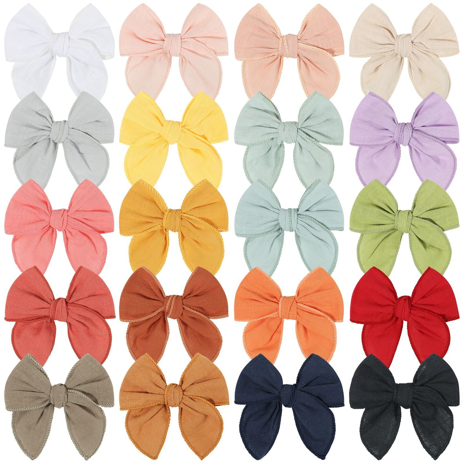 Solid Clip bows - That's So Darling