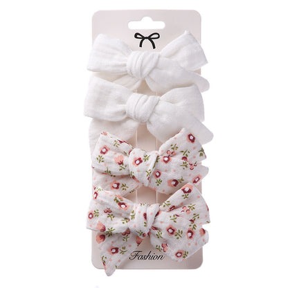 4pc Cloth Knot Bows - That's So Darling