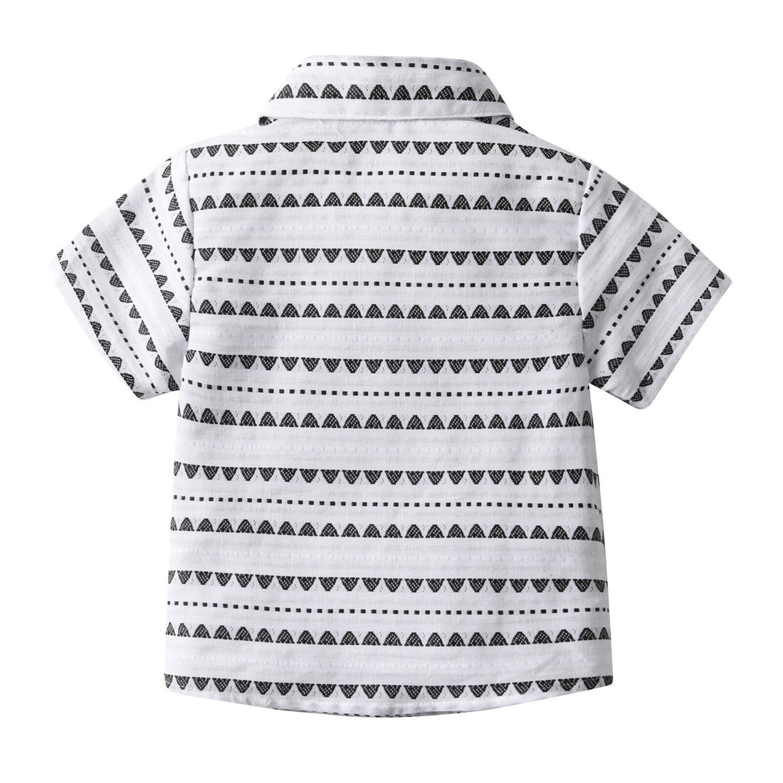 Black And White Pattern Button Up - That's So Darling