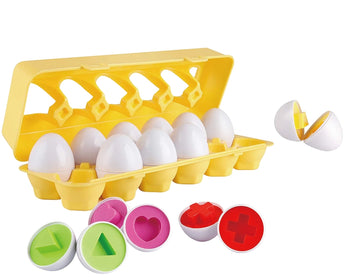 Shape Sorter Eggs 12pcs Set - That's So Darling