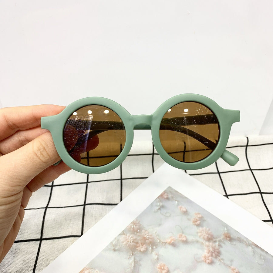 Colorblock Statement Round-Framed Sunglasses
