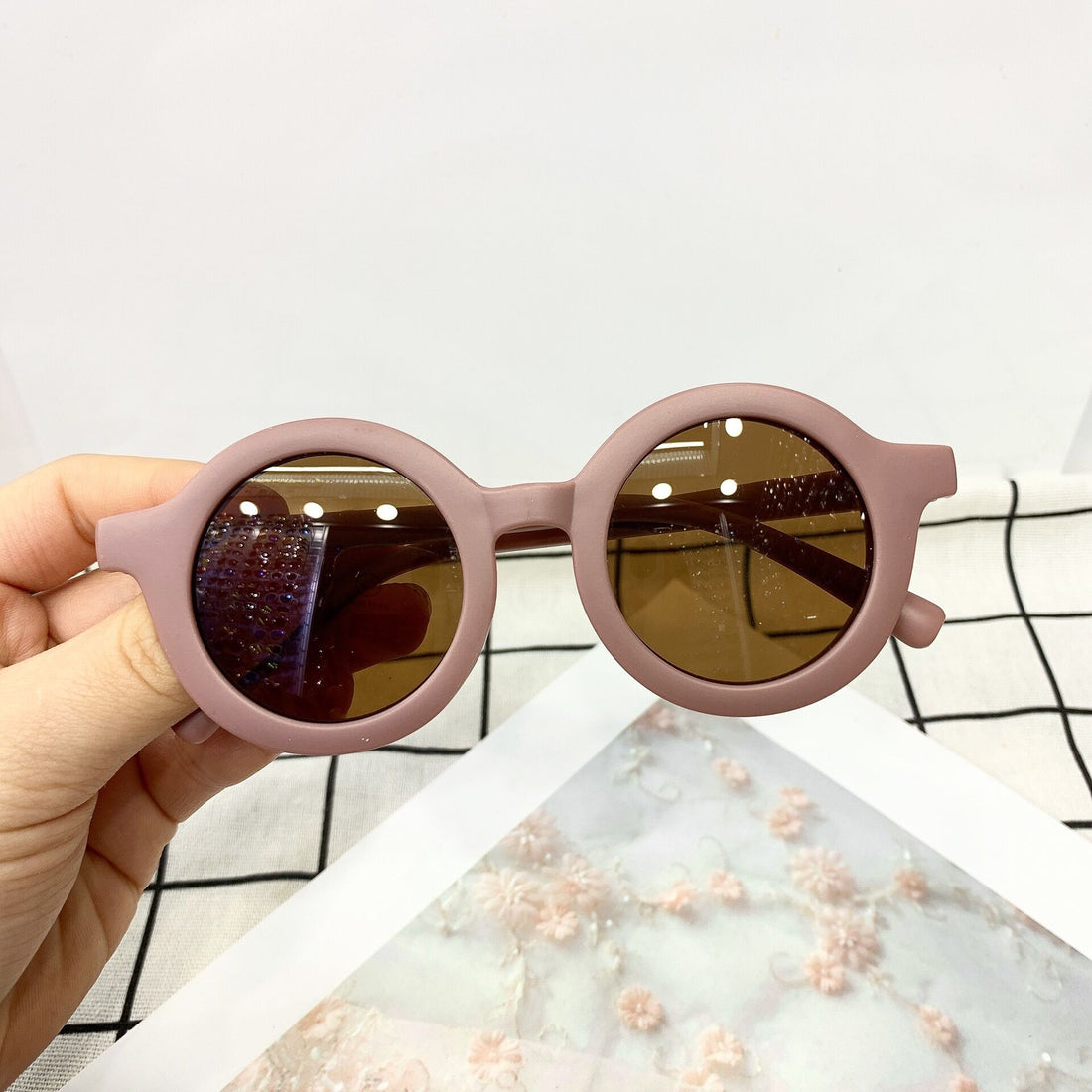 Colorblock Statement Round-Framed Sunglasses