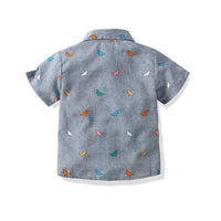 Dinosaur Button Down Shirt - That's So Darling
