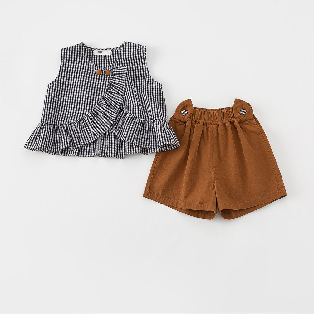 Ruffle Shirt & Shorts Set - That's So Darling