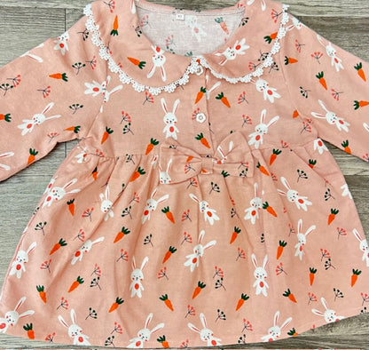 Rabbit & Carrot Print Top