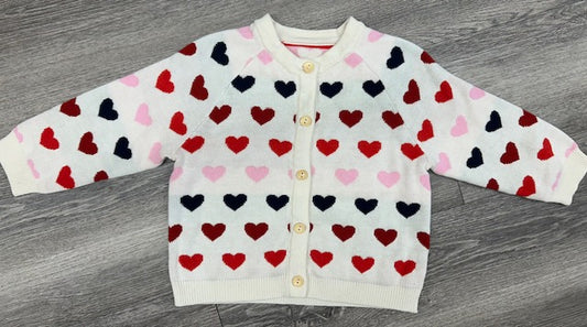 Toddler Love Heart Cardigan