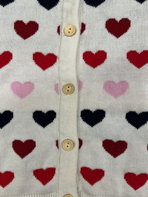 Toddler Love Heart Cardigan