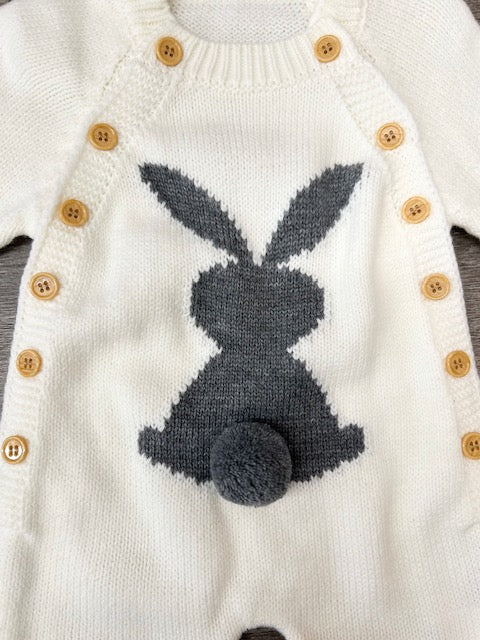 Adorable Knitted Bunny Onesie For Baby Boys & Girls