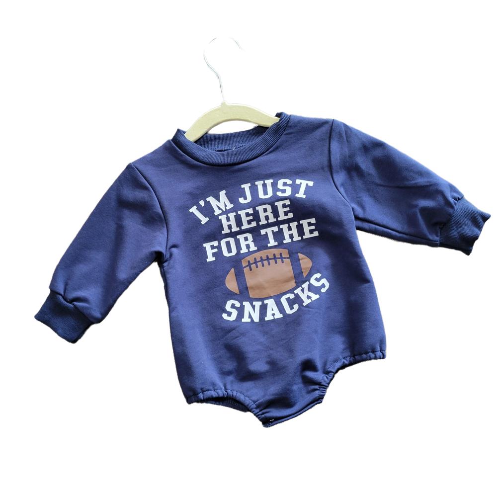 Football Sweatshirt Onesie