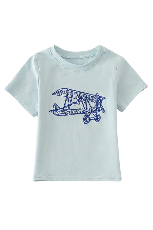 Embroidered Plane Shirt