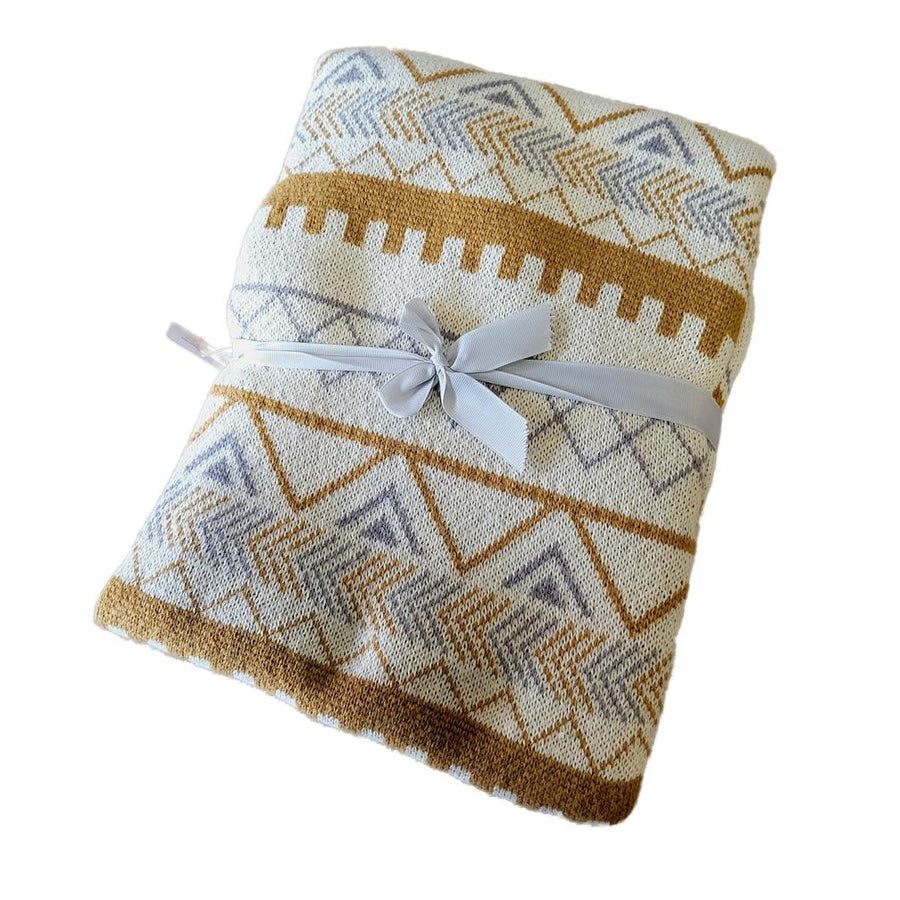 Bohemia Tassel Knit Blanket