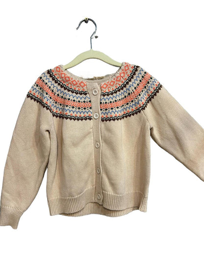 Beige Cardigan Sweater