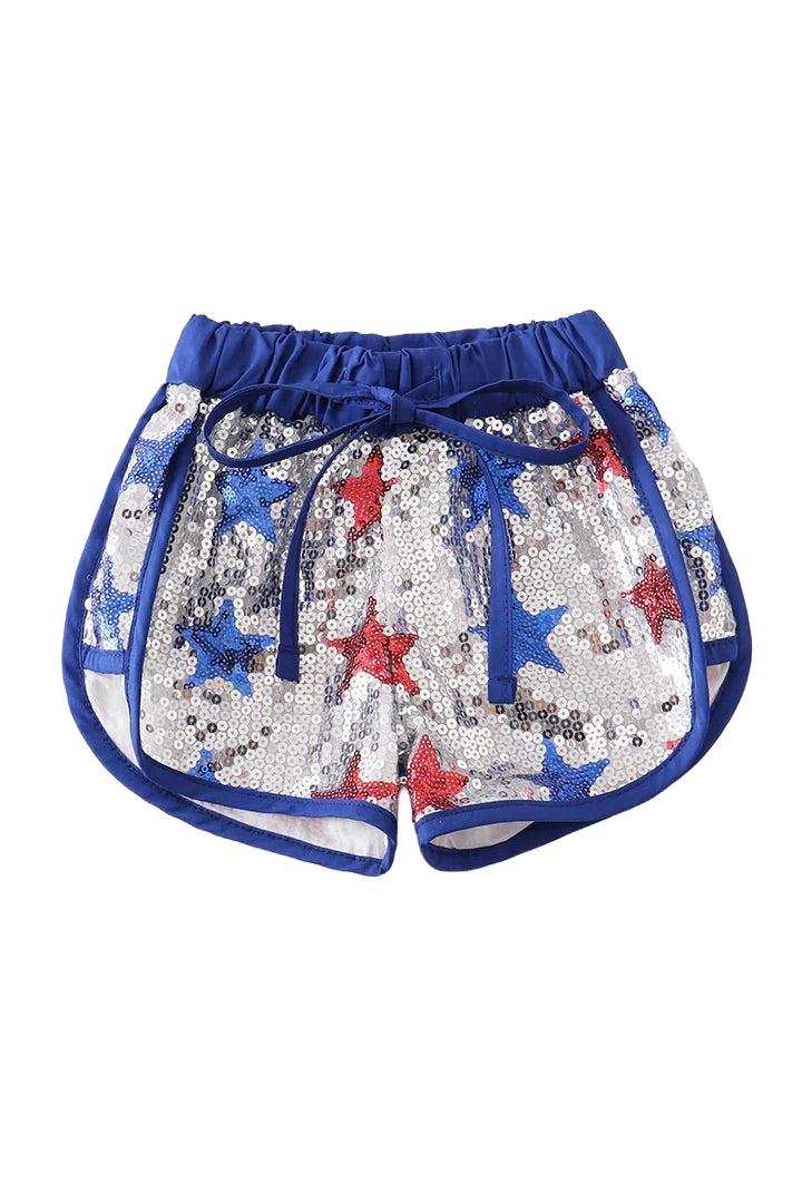 Patriotic Sequin Shorts