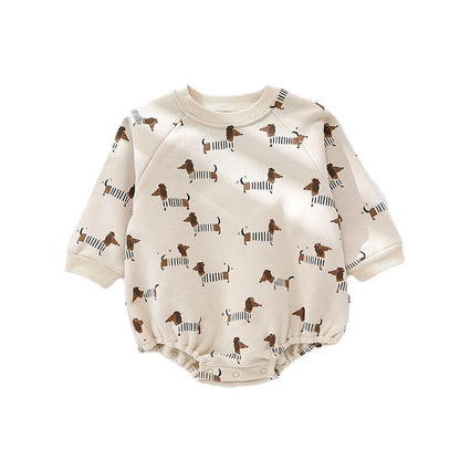 Doggy Sweatshirt Romper