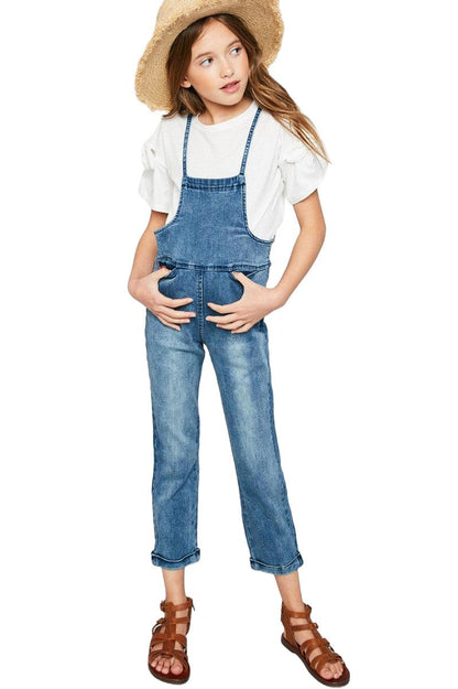 Bermuda Denim Overalls