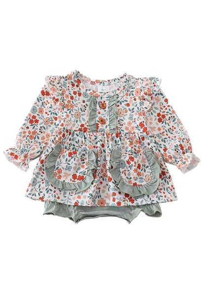 Floral Ruffle Bubble